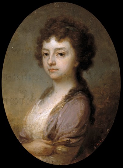 Portrait of Nadezhda Ilyinichna Lvova, née Berezina, 1790s.