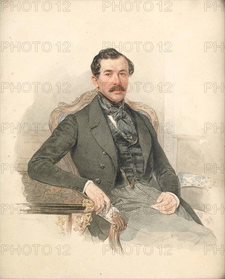 Portrait of Maximilian de Beauharnais, 3rd Duke of Leuchtenberg (1817-1852).