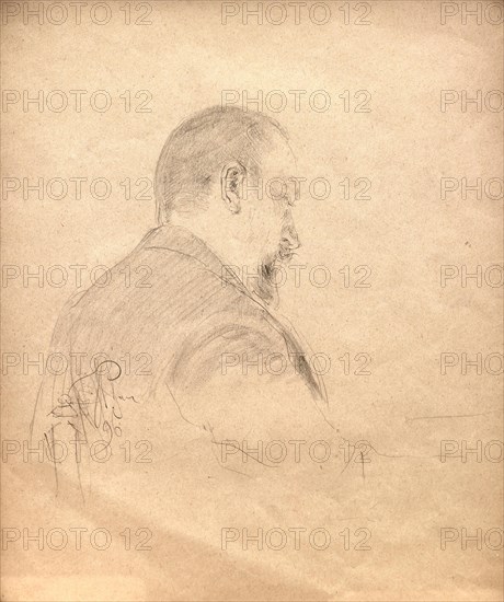 Portrait of the composer Alexander Glazunov (1865-1936), 1896.