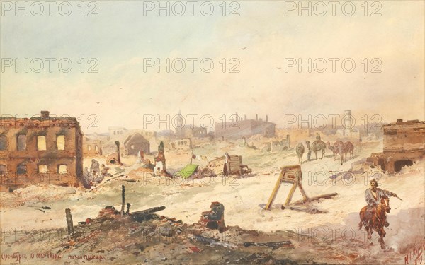 Orenburg 10th of May 1879 after the fire, 1879.