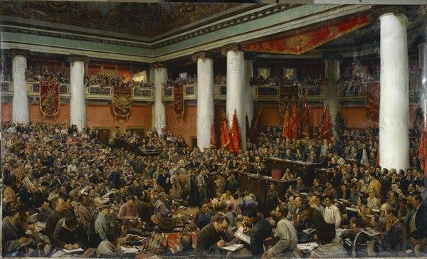 The festive opening of the Second Congress of the Communist International (Comintern), 1920-1924.