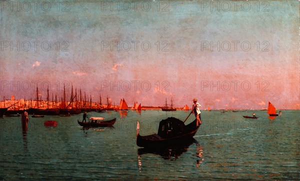 Gondola in the Lagoon, 1881.