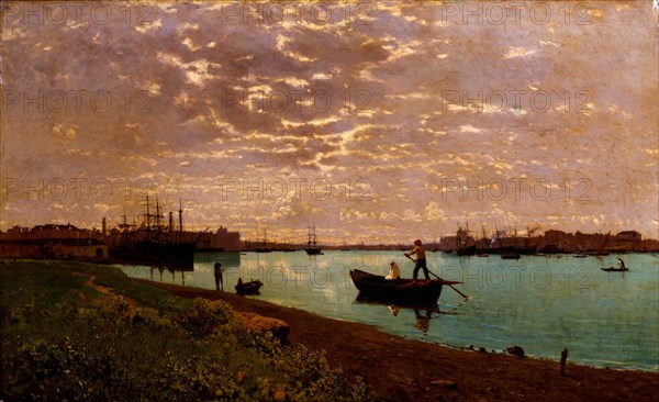 Canale della Giudecca, 1881.