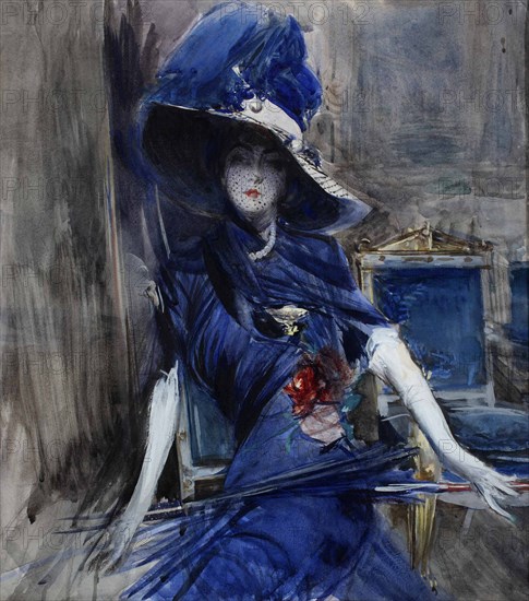 The Divine in Blue, c. 1905.