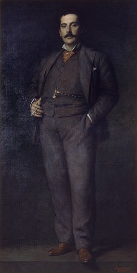 Portrait of the Composer Giacomo Puccini (1858-1924), 1902.