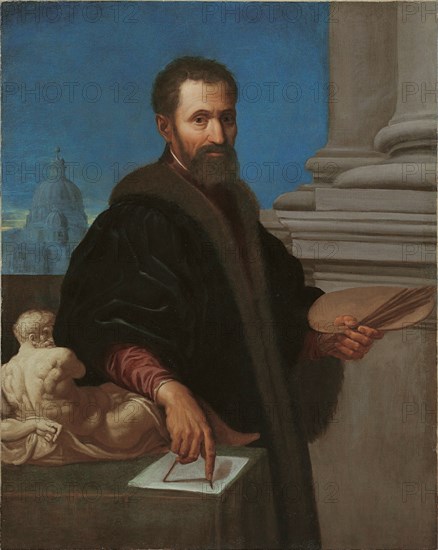 Portrait of Michelangelo Buonarroti, Early 17th cen.