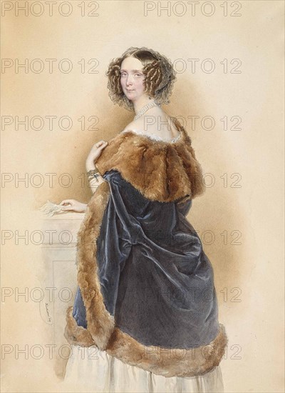 Archduchess Sophie of Austria, Princess of Bavaria (1805-1872), 1849.
