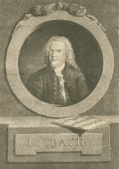 Portrait of Johann Sebastian Bach, 1774.