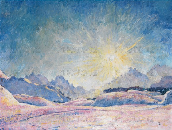 Winter Sun in Maloja, 1926.