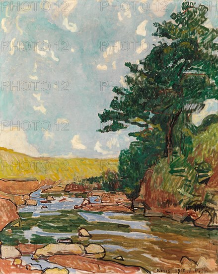 Landscape near Néris, 1915.