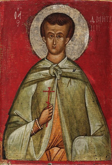 Saint Demetrius of Thessaloniki, 15th century.