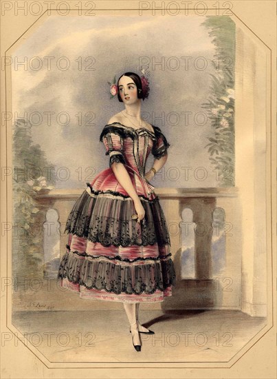 Pauline Duvernay (1813-1894) as Florinda in Le Diable Boîteux (The Lame Devil) by Casimir Gide, 1837