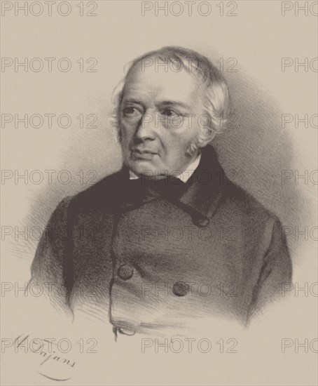 Portrait of Joseph Elsner (1769-1854), ca 1854.