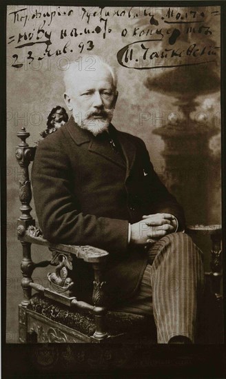 Pyotr Ilyich Tchaikovsky (1840-1893) in Odessa, 1893.