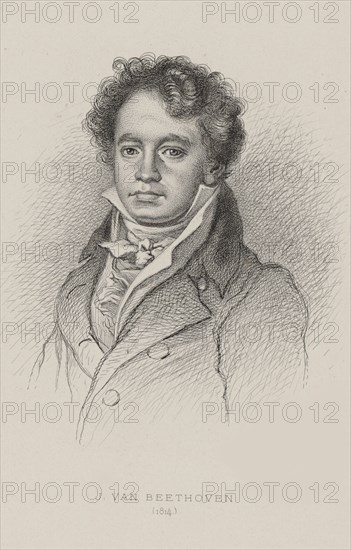 Portrait of Ludwig van Beethoven (1770-1827), ca 1820.