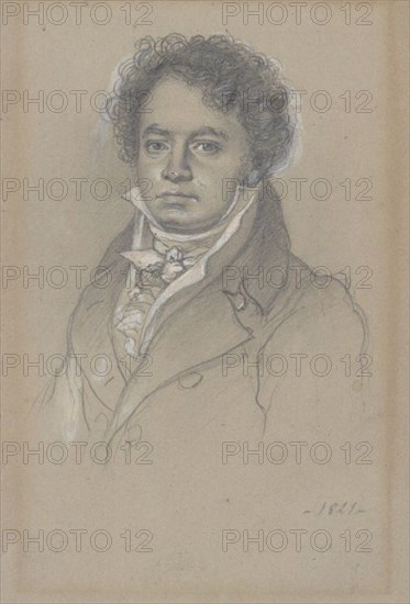 Portrait of Ludwig van Beethoven (1770-1827), 1821.