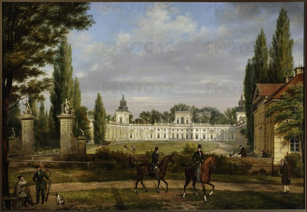 View of the Wilanów Palace, 1833.