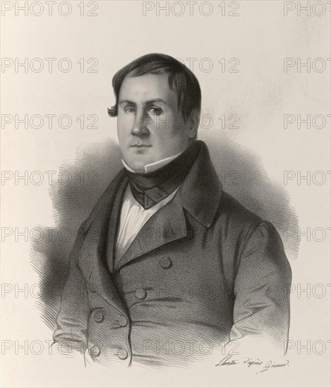 Portrait of Mikhail Vasilyevich Ostrogradsky (1801-1862), 1830-1840s.