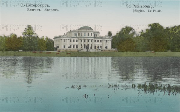 The Yelagin Palace at Saint Petersburg, Between 1899 and 1908.