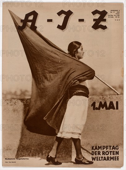 Woman with Flag, 1931.