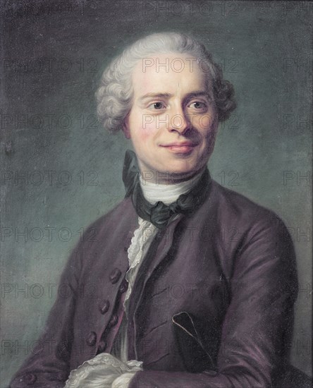 Portrait of Jean le Rond D'Alembert (1717-1783), 18th century.