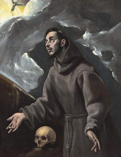 Saint Francis receiving the Stigmata, 1580.