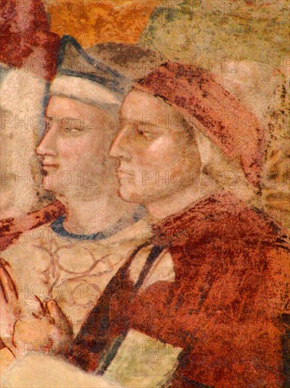 Portrait of Dante Alighieri (From: Fresco of Paradise), 14th century.
