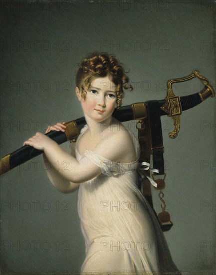 A Young Girl Carrying Her Father's Sabre, c. 1800.