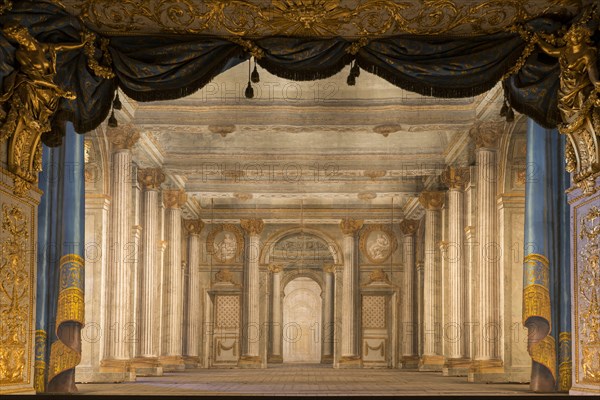 The Temple of Minerva. Set design for the Petit Théâtre de la Reine, Versailles, 1754.