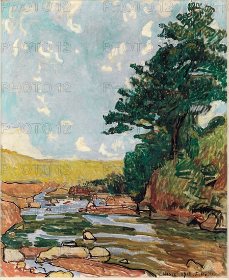 Landscape near Néris, 1915.
