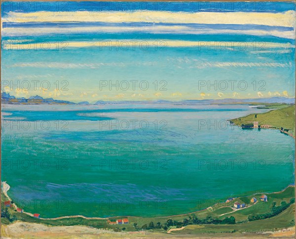 Lake Geneva seen from Chexbres, 1904-1905.