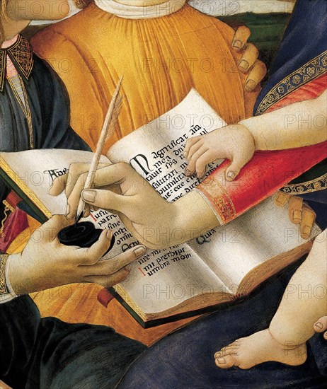 Madonna of the Magnificat (Detail), 1483.