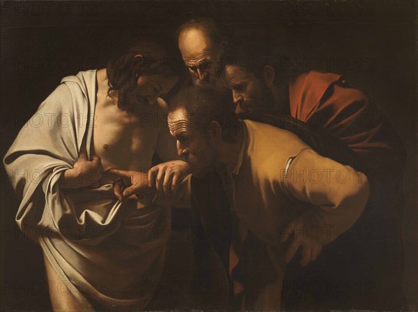 The Incredulity of Saint Thomas, 1600-1601.