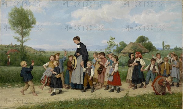 The Sunday School Walk, 1872.