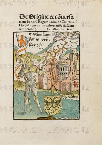 Illustration for De Origine et conversatione bonorum Regum by Sebastian Brant, 1495.