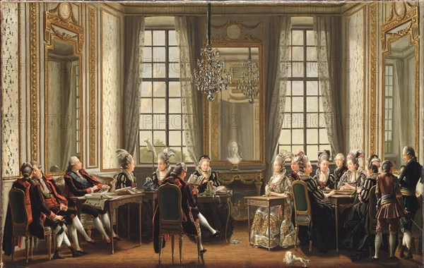 Conversation at Drottningholms Palace, 1779.