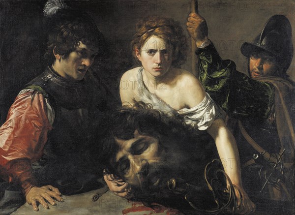 David with the Head of Goliath and two Soldiers, c. 1615.