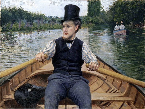 Oarsman in a Top Hat, 1878.