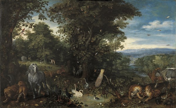 The Garden of Eden, ca 1611.