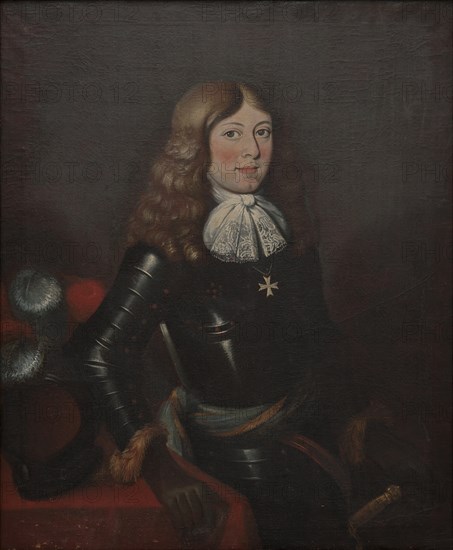 Portrait of the prince Alexander of Courland (1658-1686), Second Half of the 17th cen.