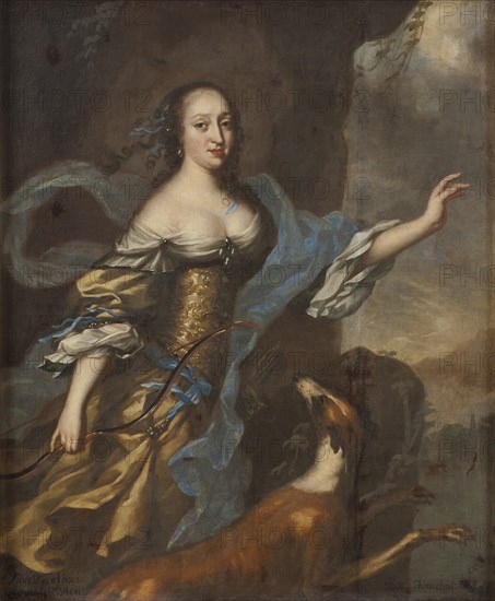 Portrait of Princess Anna Dorothea of Holstein-Gottorp (1640-1713).