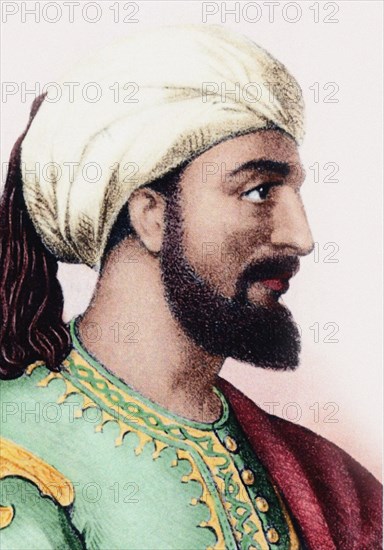 Abd al-Rahman III, Caliph of Córdoba, 19th century.