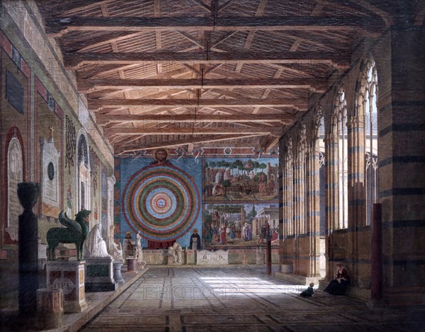 The Campo Santo in Pisa, 1858.