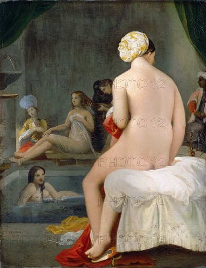 Small Bather, or The Interior of the Harem, 1828.