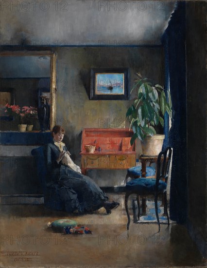 Blue Interior, 1883.