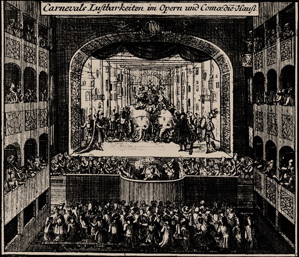 Margrave Theatre in Erlangen, 1721.