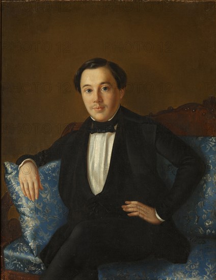 Portrait of Alexander Ageevich Abaza (1821-1895), End 1840s.