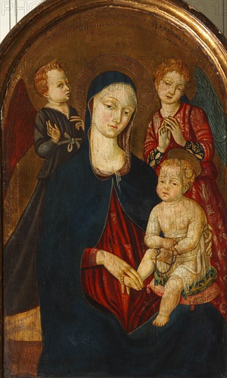 The Virgin and Child with Two Angels, 1490s.