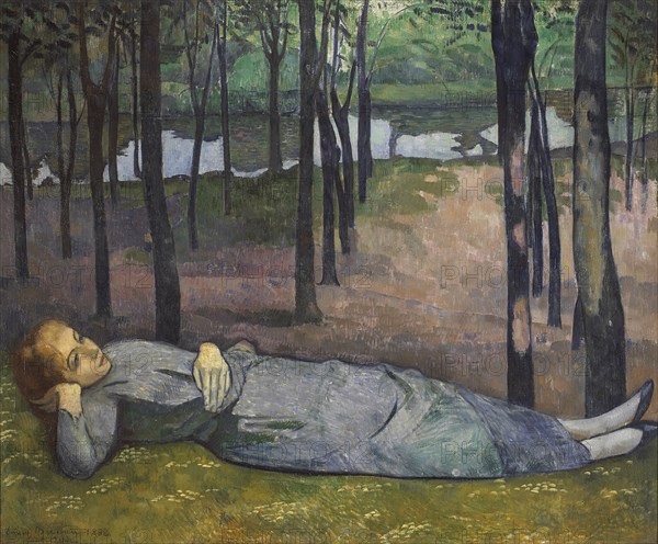 Madeleine in the Bois d'Amour, 1888.