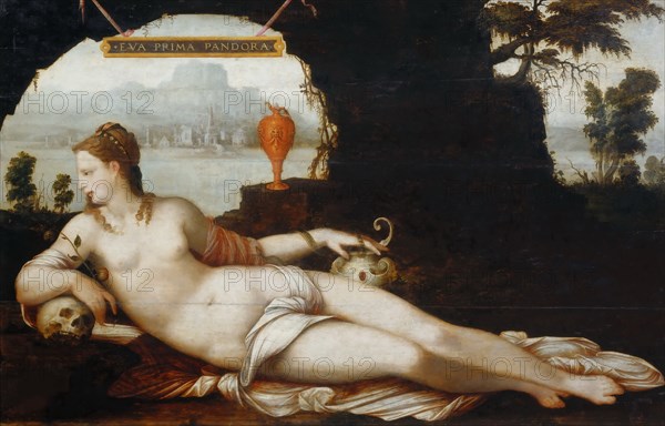 Eva Prima Pandora (Eve, First Pandora), c. 1550.